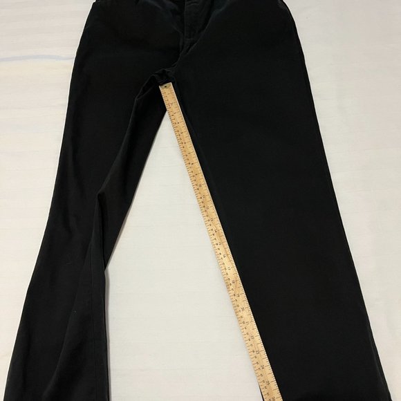 Lee relaxed fit Sz 12 long black casual pants - Picture 5 of 7